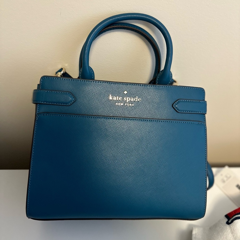 Kate Spade Medium Satchel in “Dark Peacock”